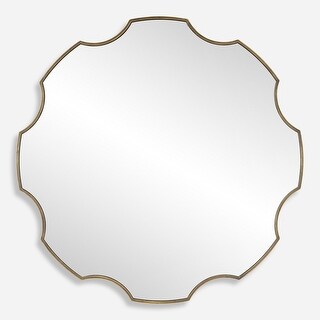 Uttermost Gearing Up Bronze Mirror - 39.375'' H X 39.375'' W X 2'' D