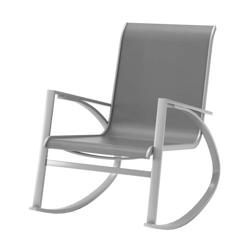 Corvus Antonio Outdoor Sling Fabric Rocking Chair