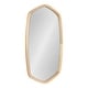 preview thumbnail 17 of 29, Kate and Laurel McLean Oval Wood Framed Mirror Natural - 20x36