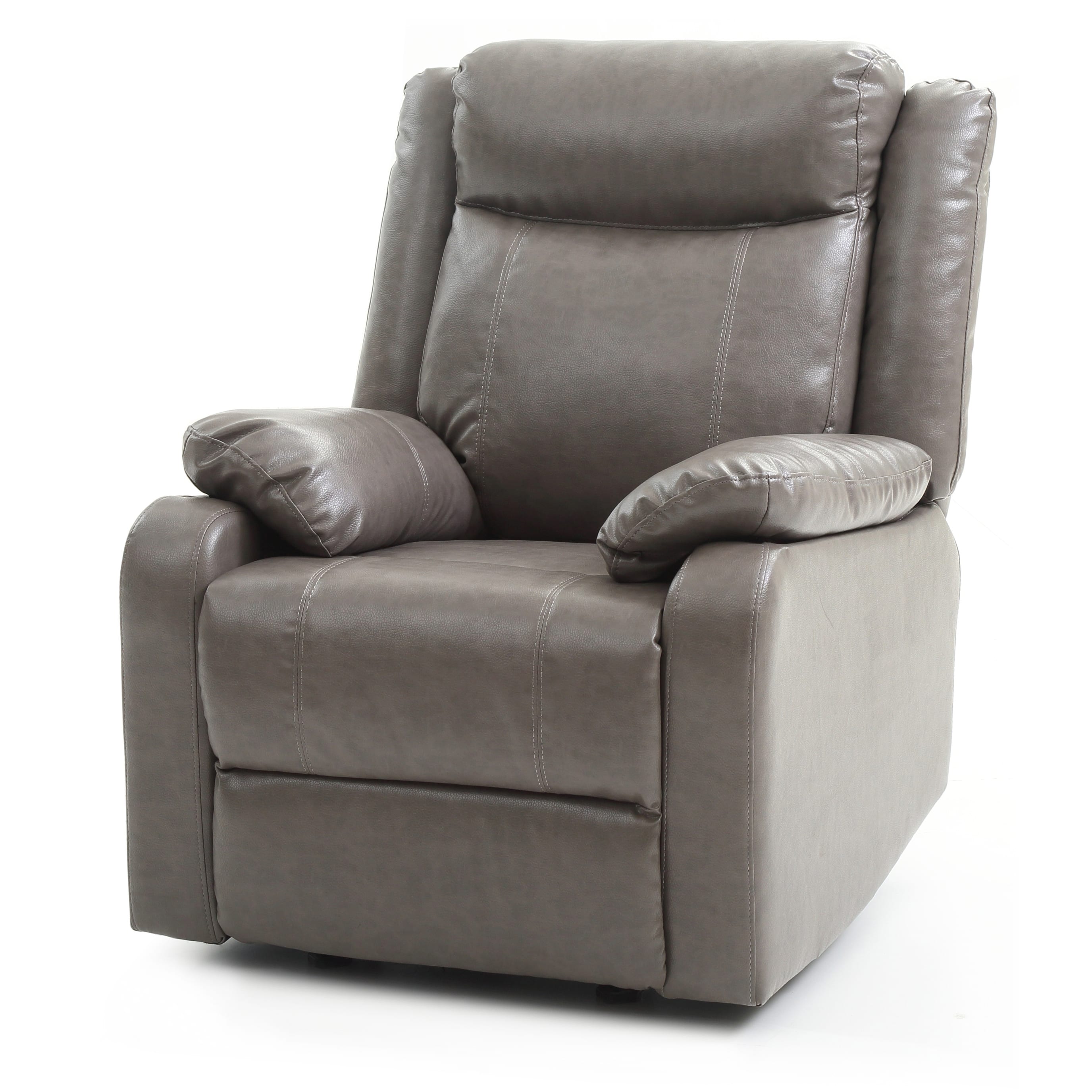 PU Faux Leather Rocker Recliner Reclining Home Theater Seating Sofa ...