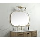 preview thumbnail 10 of 9, Elegant Lighting MR2B3048 Brynn 30" W x 48" H Oval Framed Bathroom
