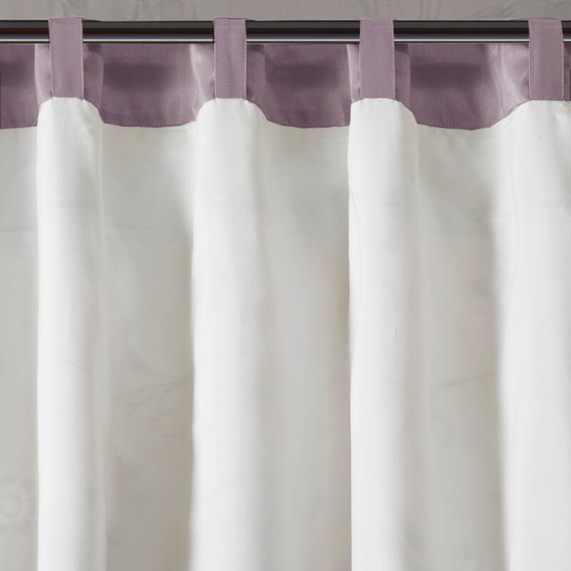 Madison Park Belle Embroidered Window Curtain Panel