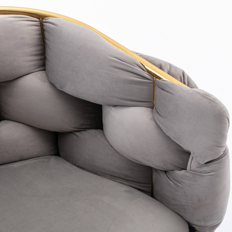 Set of 2 Velvet Accent Chairs - Modern Stool for Bedroom Dresser, Vanity, and Seating