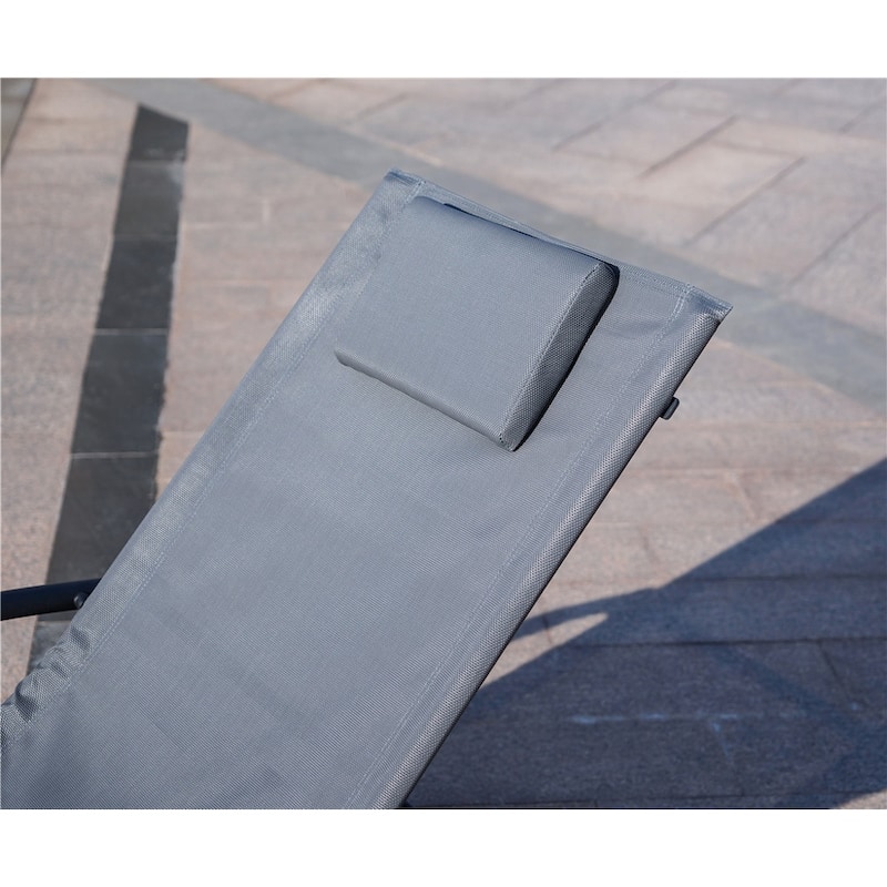 Outdoor Iron Rocking U-shaped Lounge Chair
