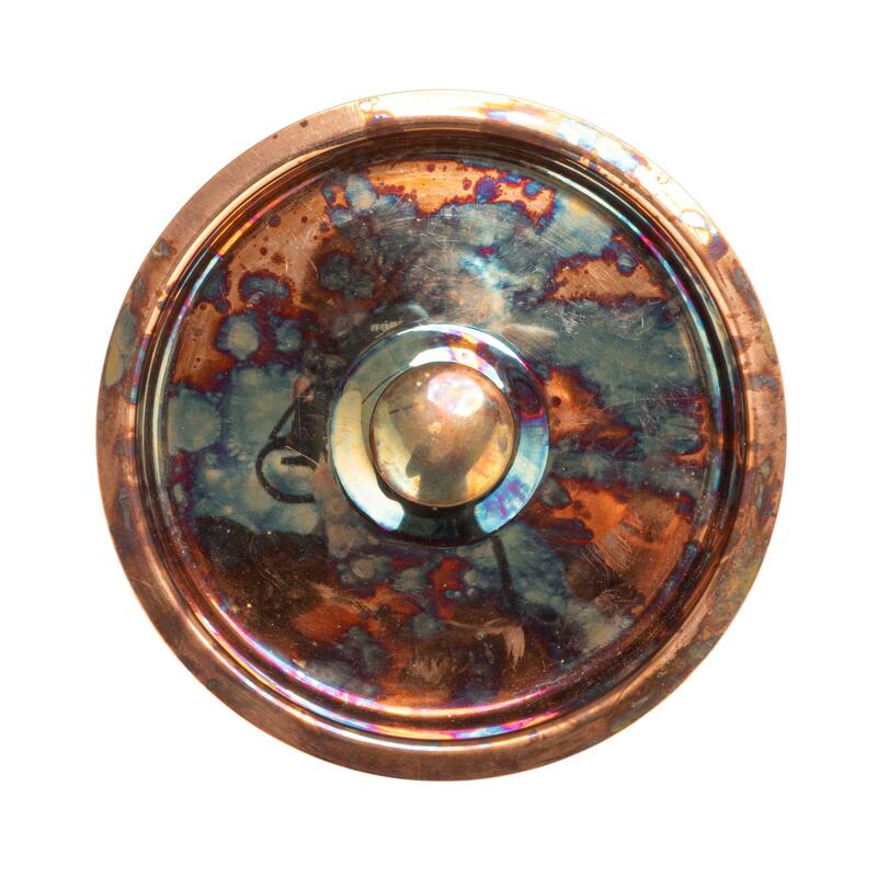 Hammered Oxidized Stainless Steel Ice Bucket