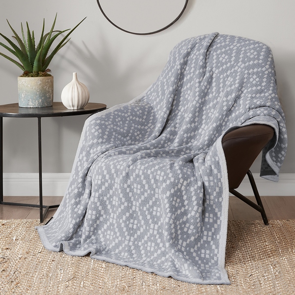 Lucky Brand Diamond Dot Throws Feather Yarn 50
