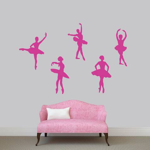 Set of Ballerinas Wall Decal Pack - MEDIUM