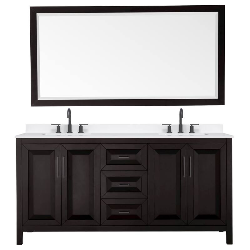 Wyndham Collection WCV252572D-QTZ-US3M70 Daria 72" Free Standing