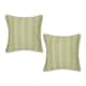 Option Chambray Stripe, Avocado