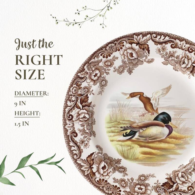 Spode Woodland Soup Plate