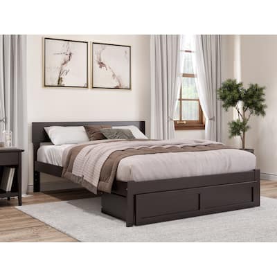 AFI Boston Platform Bed with Foot Drawer