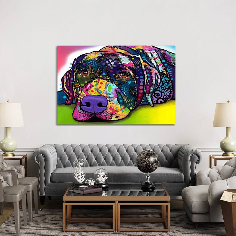 iCanvas "Savvy Labrador" by Dean Russo Canvas Print