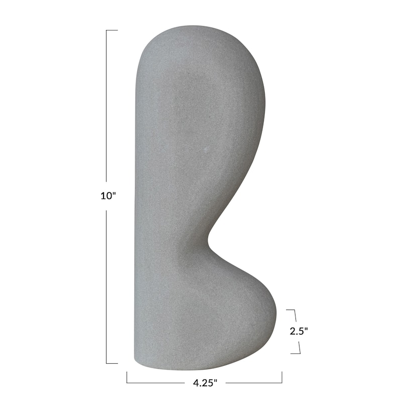 Sandstone Abstract Décor - 4.25"L x 2.5"W x 10.0"H