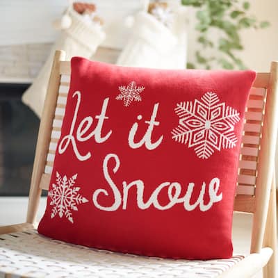 SAFAVIEH Snowfall 20-inch Square Decorative Accent Throw Pillow