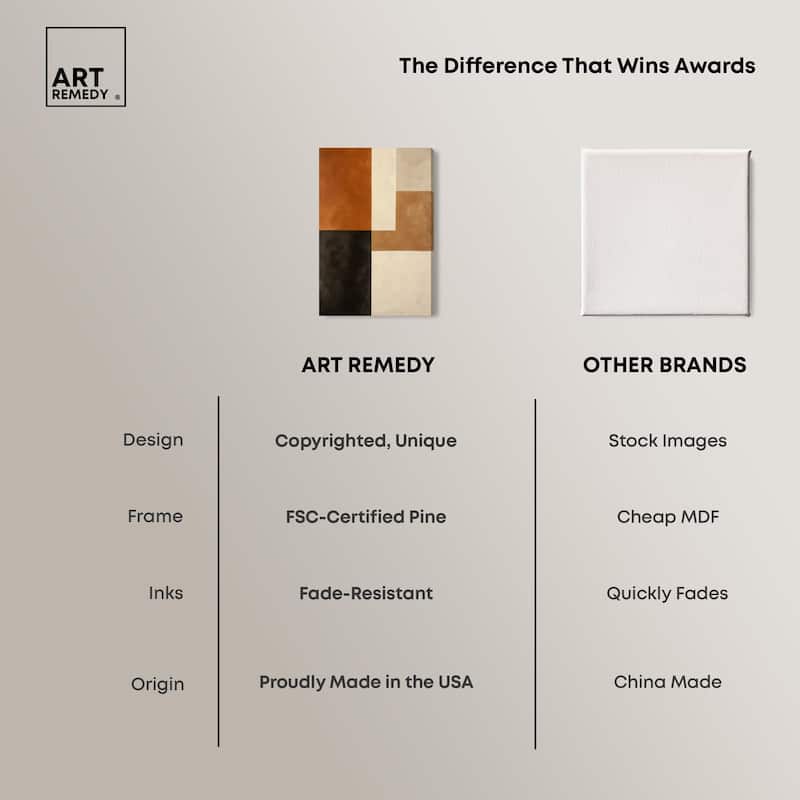 Tonal Grid II Canvas by Art Remedy, Gallery Wrapped