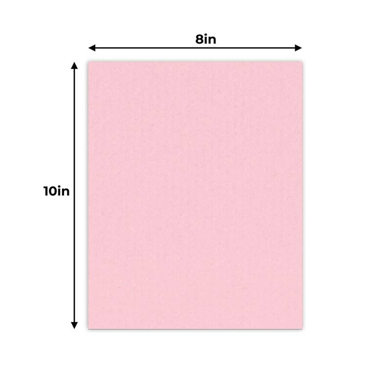 Soft Pink 8x10 Backing Board - Uncut Photo Mat Board (10-Sheets) - Bed ...