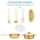 preview thumbnail 6 of 5, Pretend Play Kitchen Wooden Toy Set for Kids with 11 Accessories