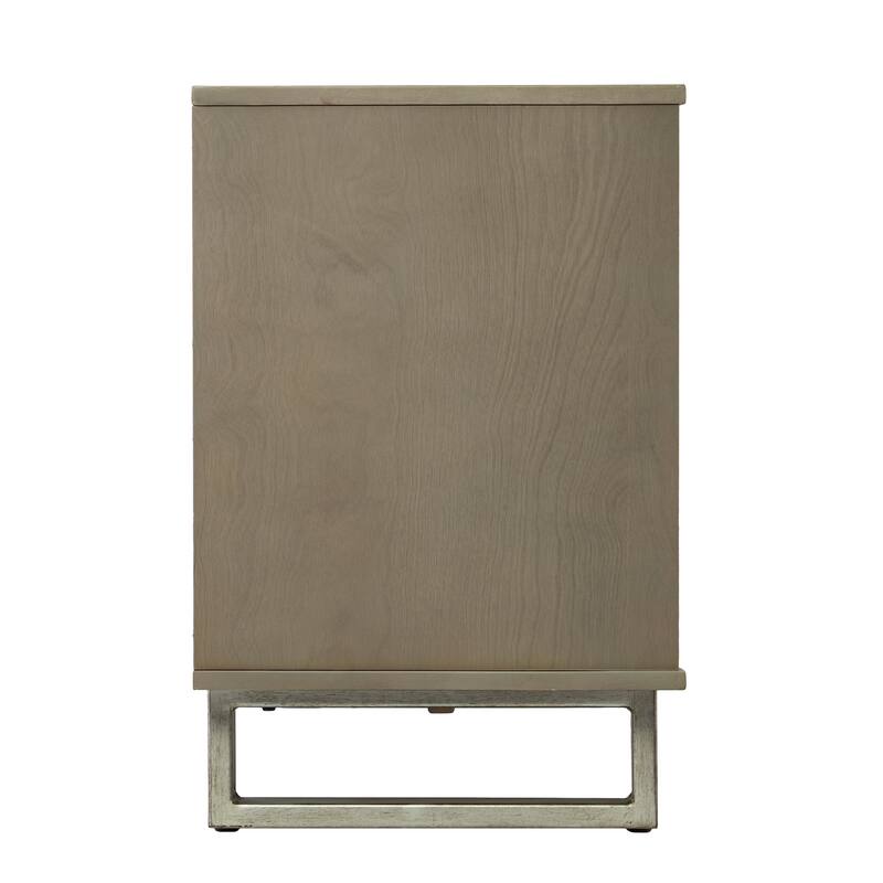 SEI Furniture Abigail 3-Door Media TV Stand for TV's up to 52"