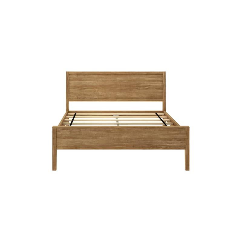 Max and Lily Full-Size Bed with Panel Headboard
