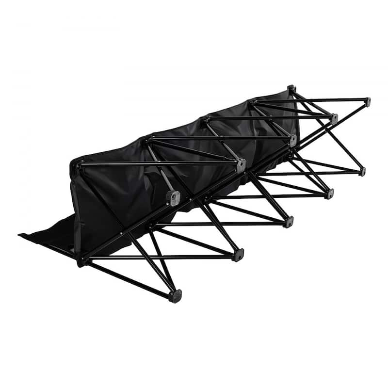 Foldable Team Bench with 600D Oxford Fabric Sturdy Iron Frame for Sports and Outdoor Use