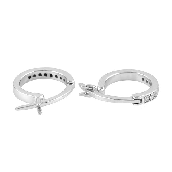 ring earrings black