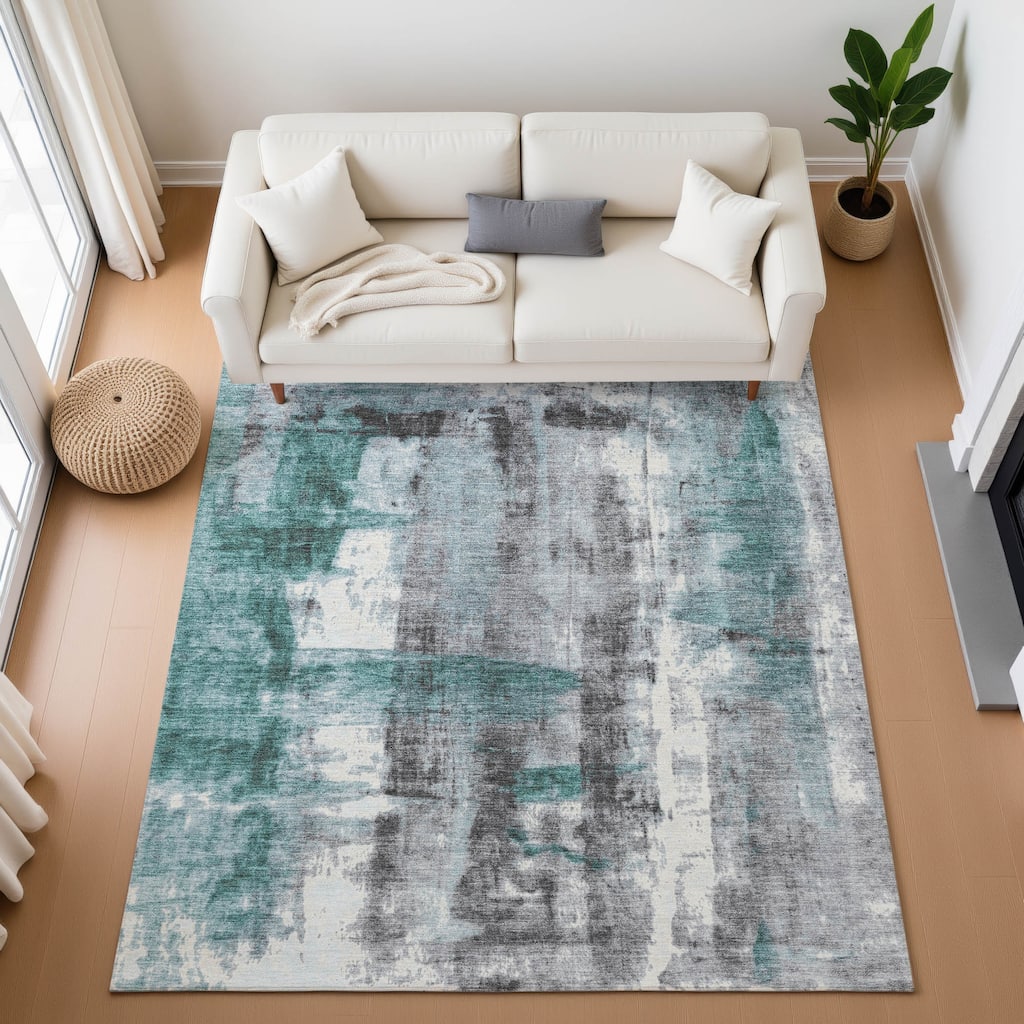 Premium Washable Super Soft Abstract Glam Mayfield Rug
