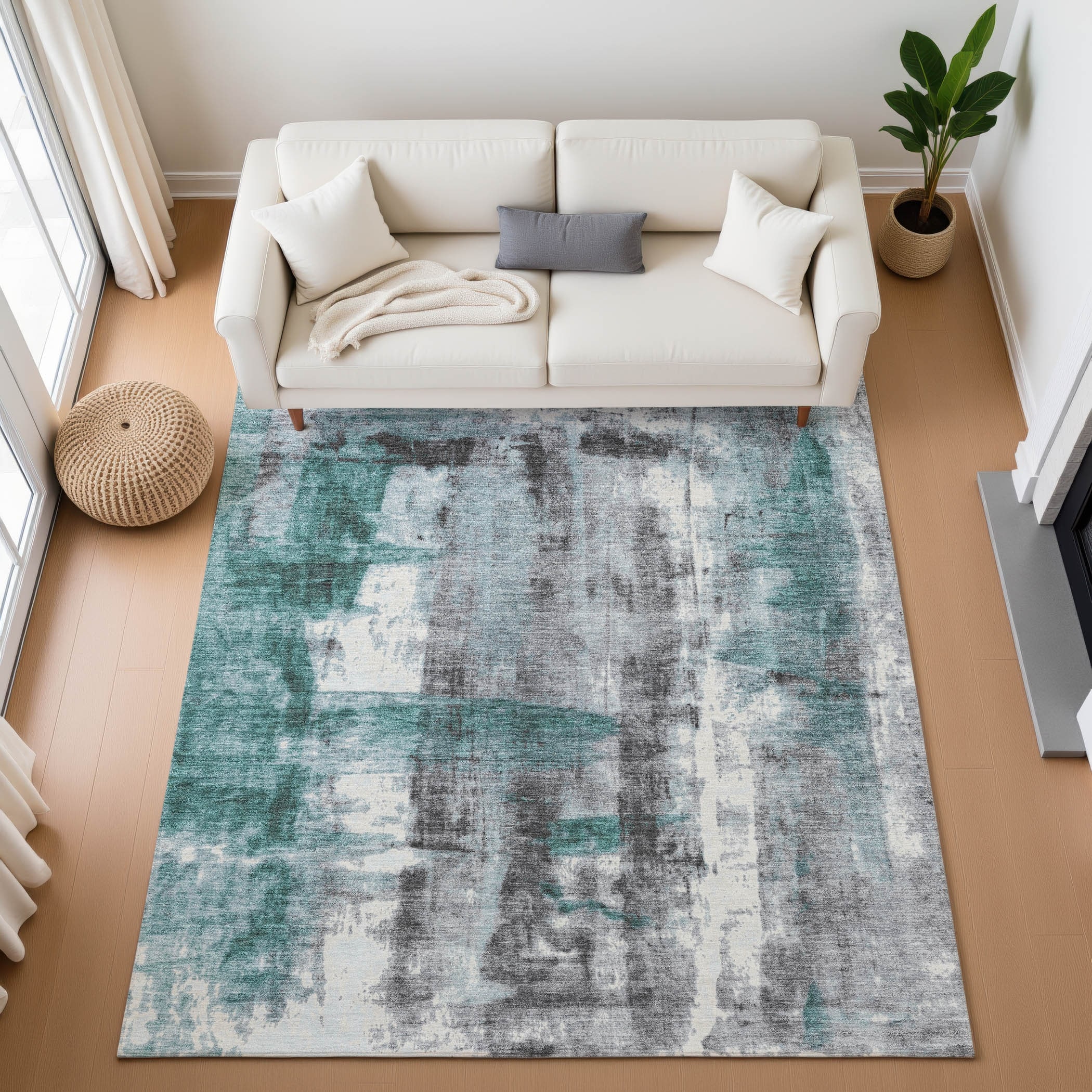 Premium Washable Super Soft Abstract Glam Mayfield Rug