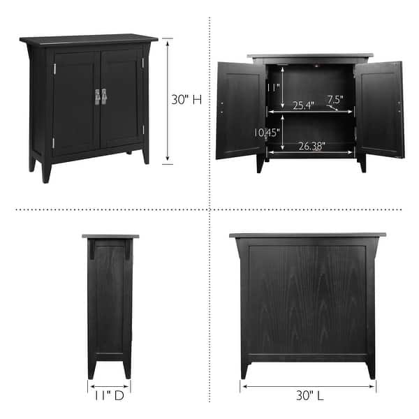 dimension image slide 1 of 2, Leick Home Mission Foyer Cabinet Hall Stand
