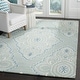 preview thumbnail 8 of 58, SAFAVIEH Handmade Wyndham Shubhra Modern Wool Rug 10' x 14' - Blue/Ivory - Rectangle