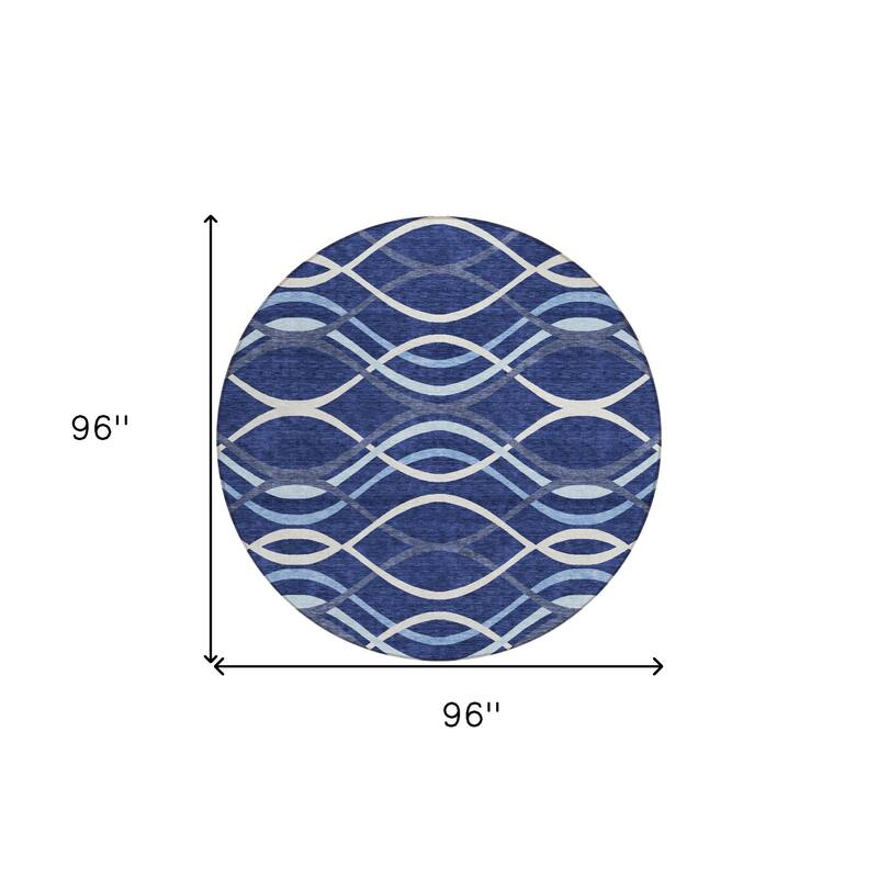HomeRoots Abstract Transitional Rectangle Outdoor Rug