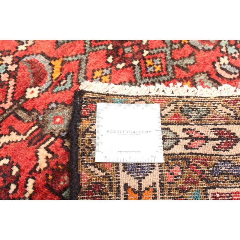 ECARPETGALLERY Hand-knotted Andelz Red Wool Rug - 2'11 x 10'0