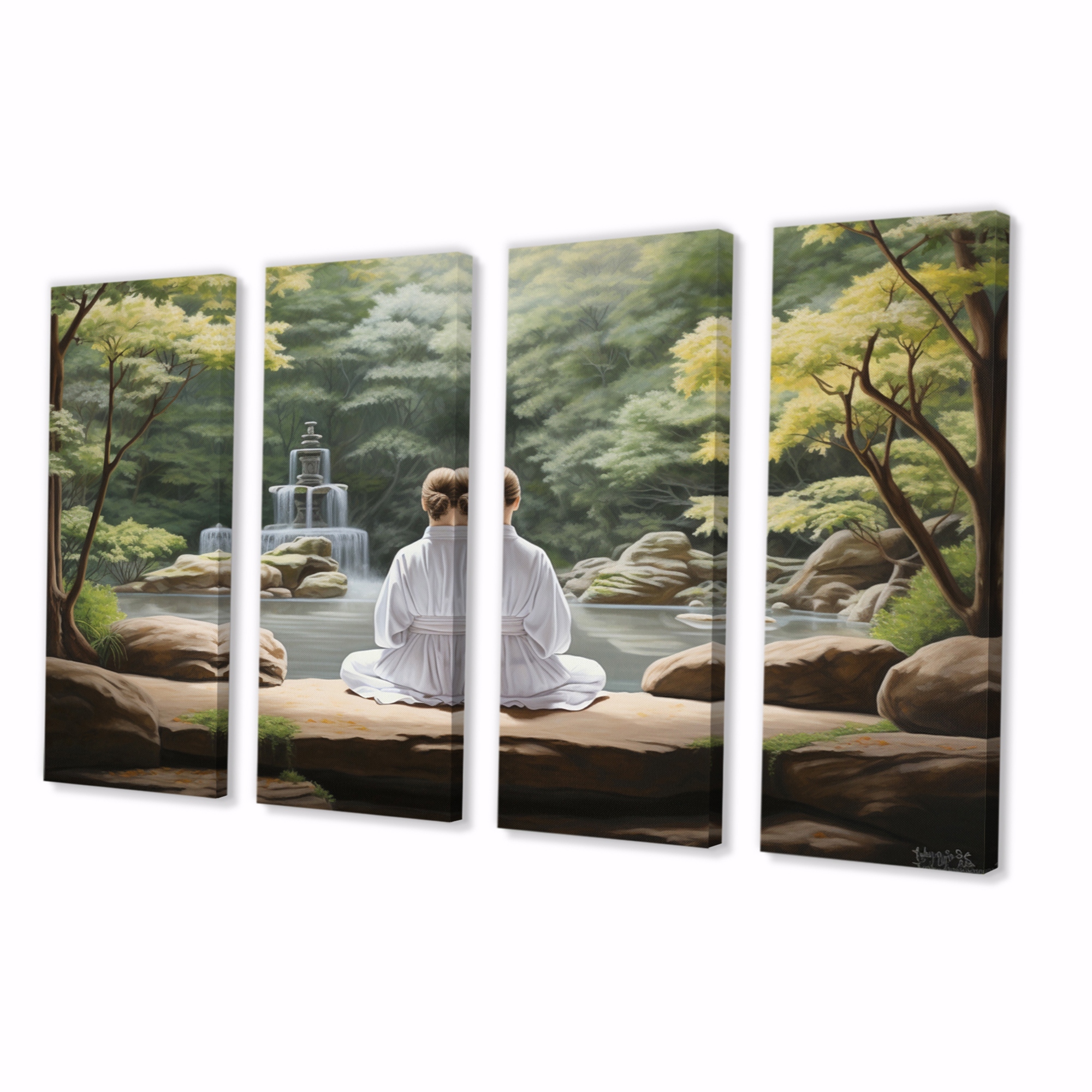 画材 Meditation Green Zen Meditation Mat And Cushion Set | Meditation Cushion Set