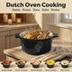 preview thumbnail 23 of 40, Gotham Steel 5QT Dutch Oven Ceramic Nonstick Lightweight Self Basting Lid