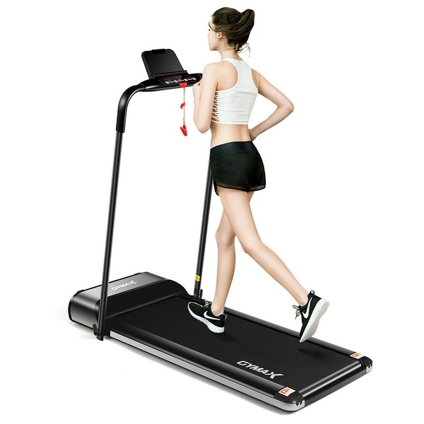 Gymax 450W Ultra thin Electric Folding Treadmill Motorized Running