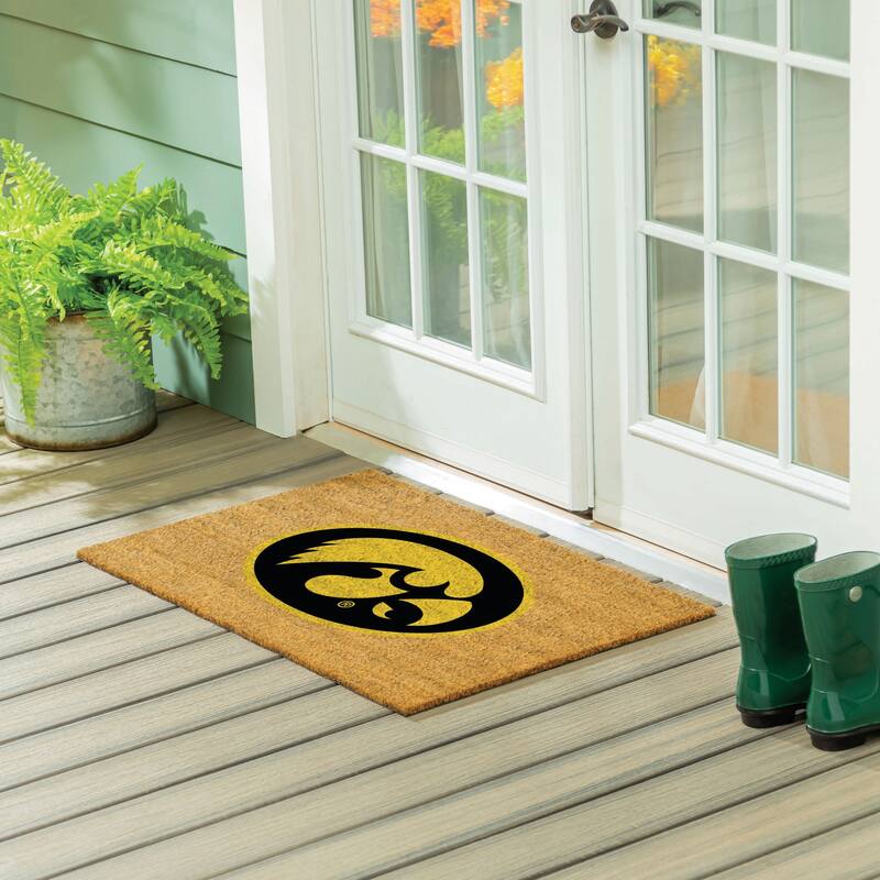 University of Iowa Full Color Indoor/Outdoor Coir Mat - 36" x 24"