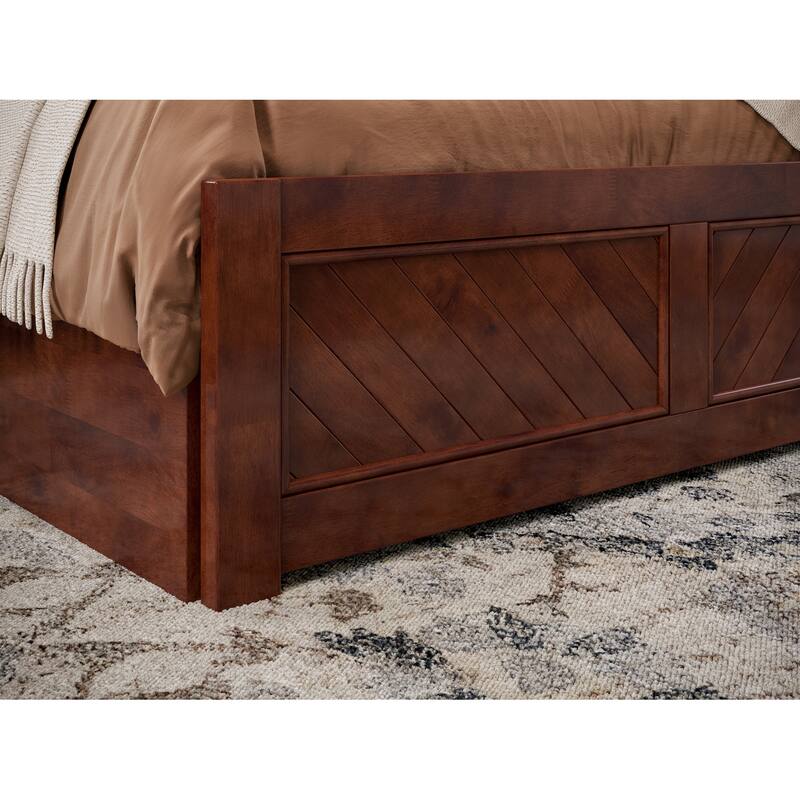 AFI, Canyon Platform Bed with Matching Footboard & Trundle
