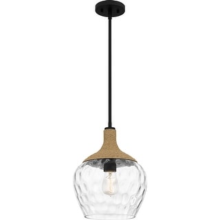 Quoizel Piccolo Pendant 1-Light in Matte Black