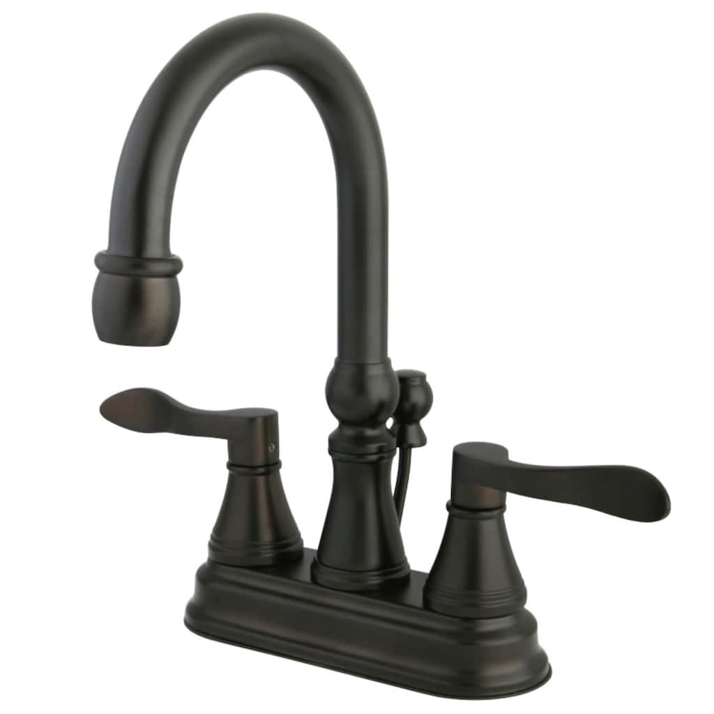 Kingston Brass Nufrench 1.2 GPM Centerset Bathroom Faucet with Pop-Up