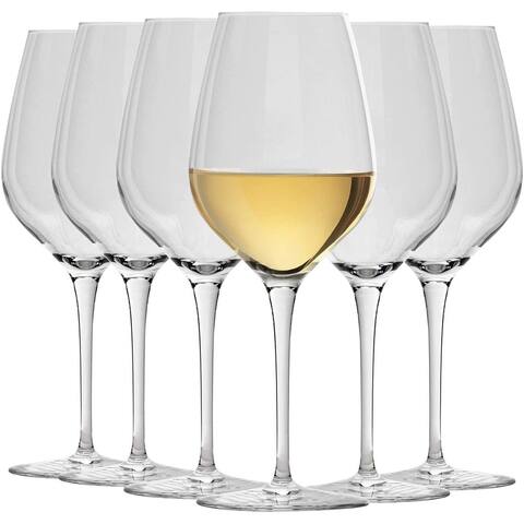 Bormioli Rocco InAlto Tre Sensi Medium 14.5 Ounce Wine Glass, Set of 6 - 18.5 oz