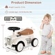 preview thumbnail 23 of 28, Gymax Retro Kids Ride-on Toy Kids Sit to Stand Vehicle with Working