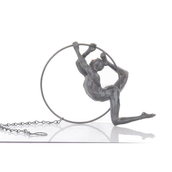 Athletic Man Hanging Ring Sculpture Athletic Man Hanging Ring Sculpture