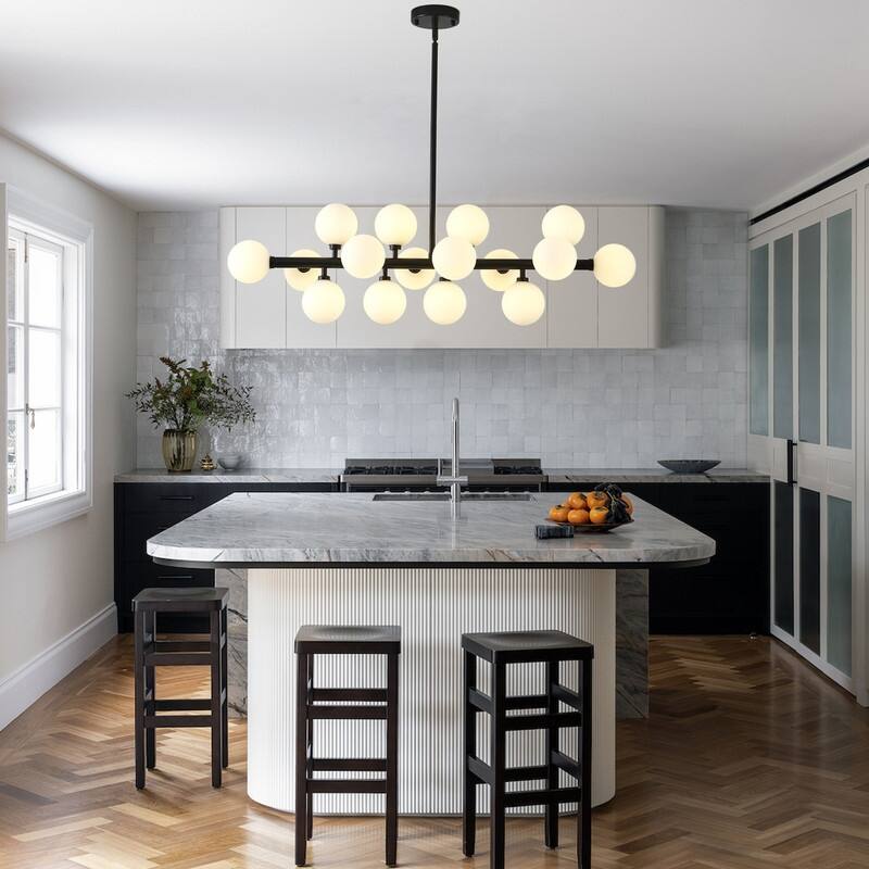 Mid Century Sputnik Chandelier Modern Pendant Light for Dining Room