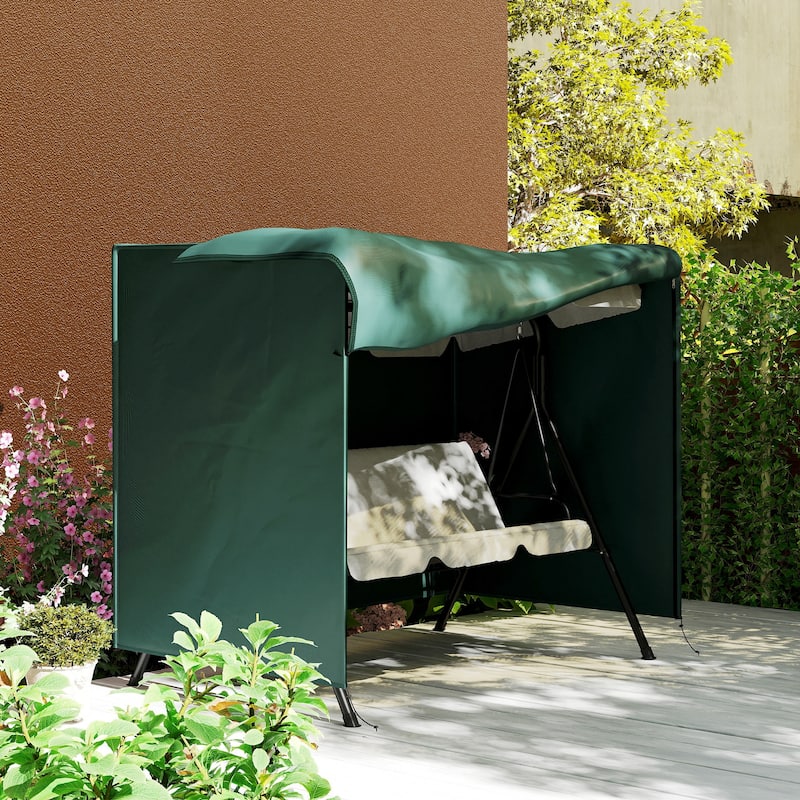 Outsunny Large Outdoor Swing Chair Cover for your Garden & Patio Furniture, Protects Against the Wind, UV Rays, & Water