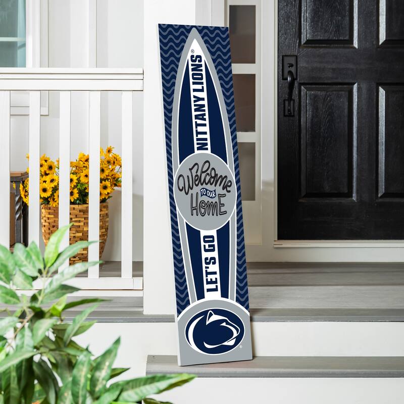 47" Porch Leaner Welcome Wall Sign, Pennsylvania State University - Blue