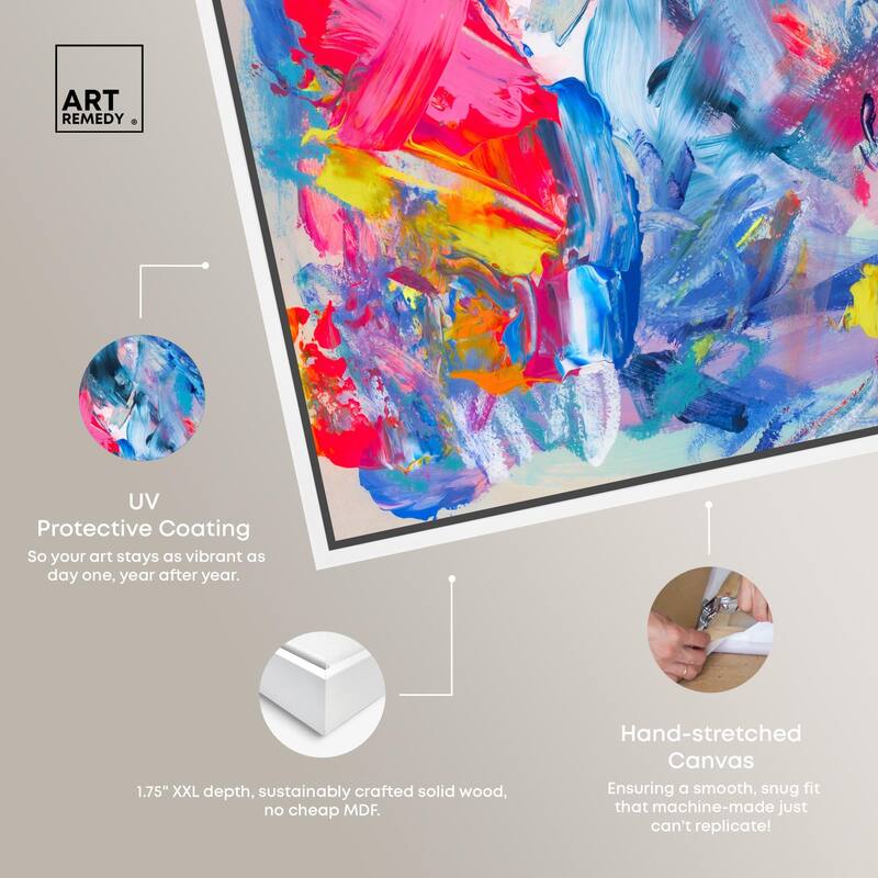 Colorburst Mirage Canvas by Art Remedy
