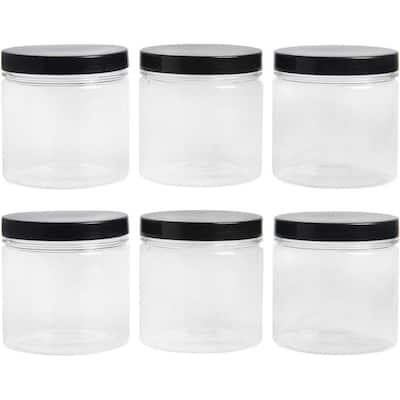 Round Plastic Jar Clear Plastic Jars