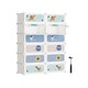 preview thumbnail 23 of 25, Kids Shoe Storage Solutions, Discover Stylish Shoe Racks with Convenient Doors Cloud White - 12 Slot