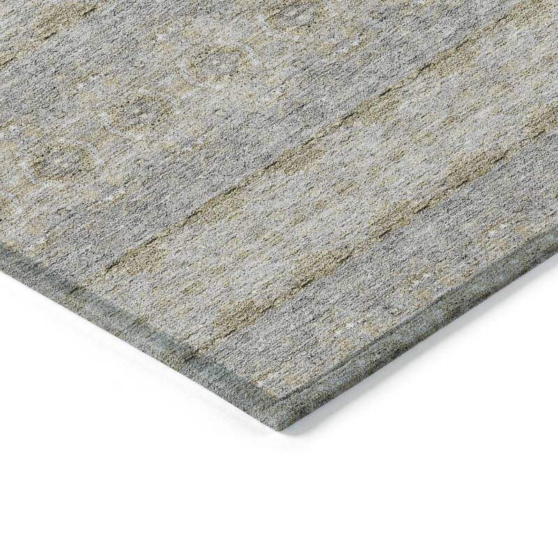 HomeRoots Floral Medallion Transitional Rectangle Outdoor Rug