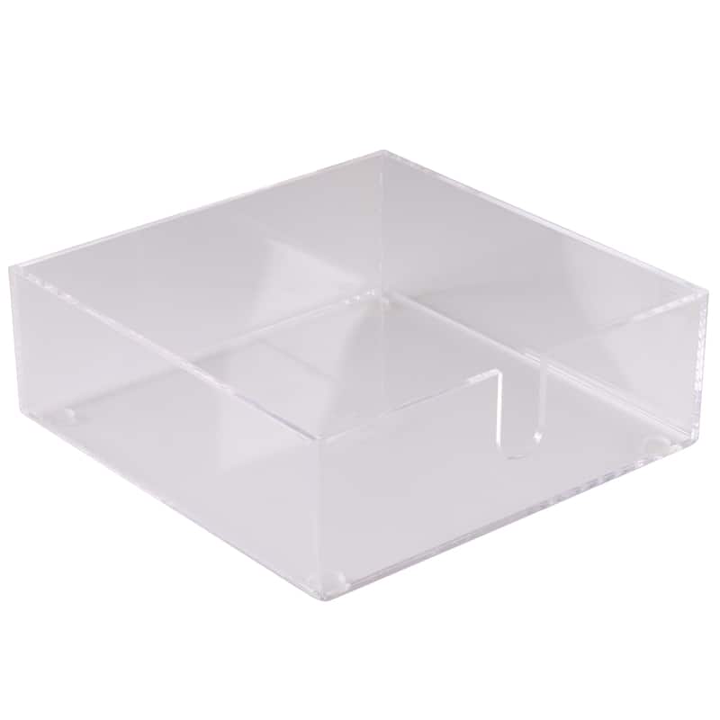 Luxe Party Acrylic Lunch Napkin Holder in Clear