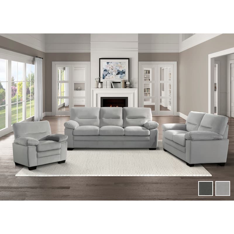 Louisa 3-Piece Living Room Sofa Set